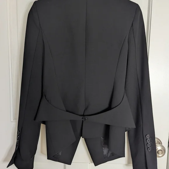 BCBGMaxAzria Women's Elegant Black Blazer Suit Jacket Size XXS - Picture 2 of 14